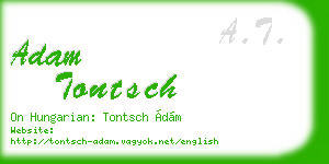 adam tontsch business card